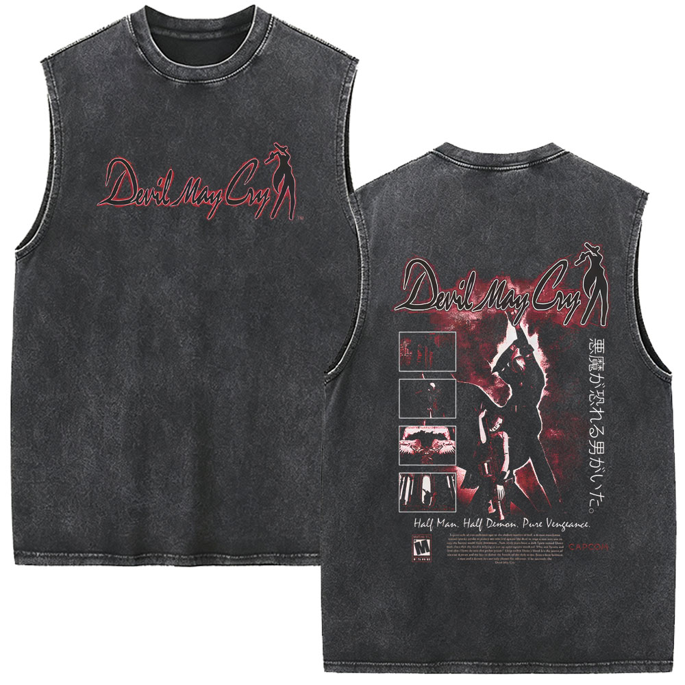 Vintage Fashion Game - Game Devil May Cry Dante Merch