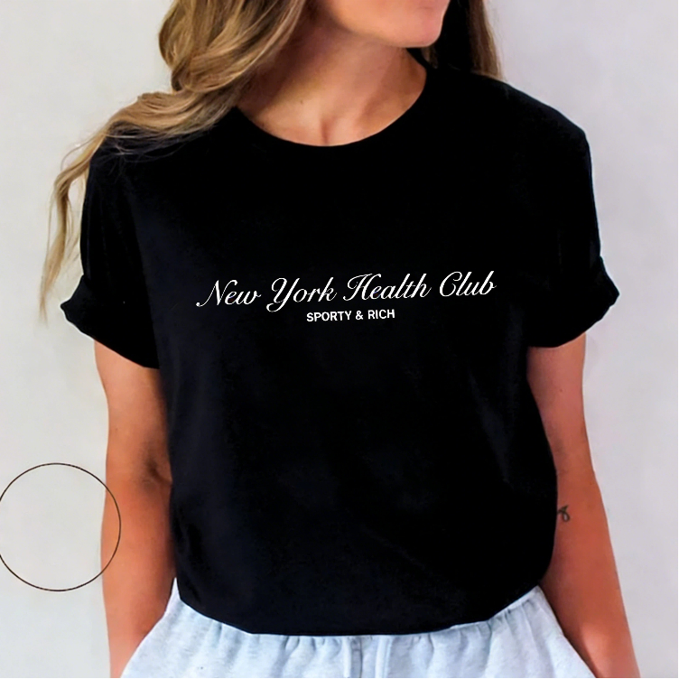 Vintage Fashion Style Female - New York Letters Printing Women T-shirt