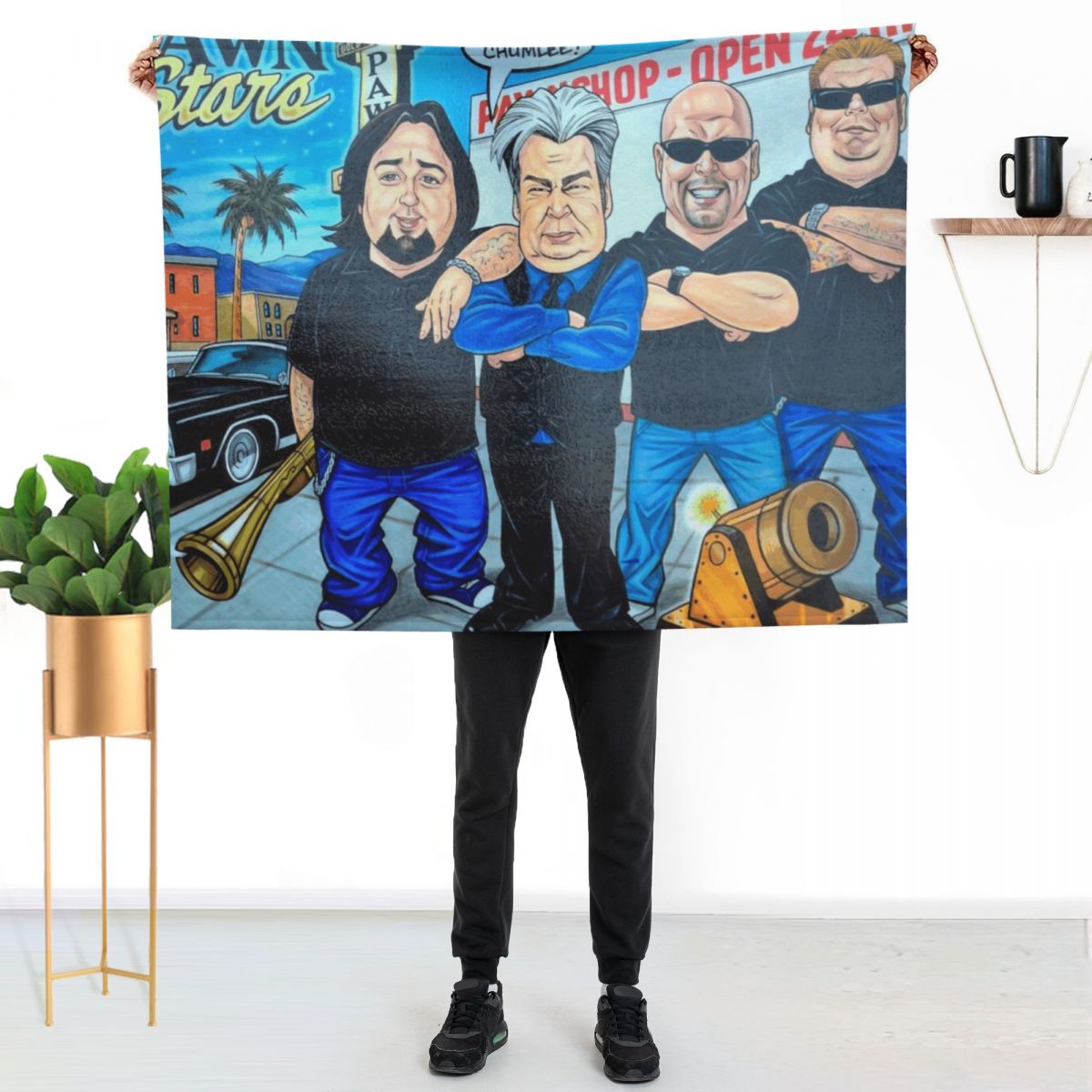 Pawn Stars in Las Vegas Throw  - Vintage Fashion Las Vegas 评论和价格