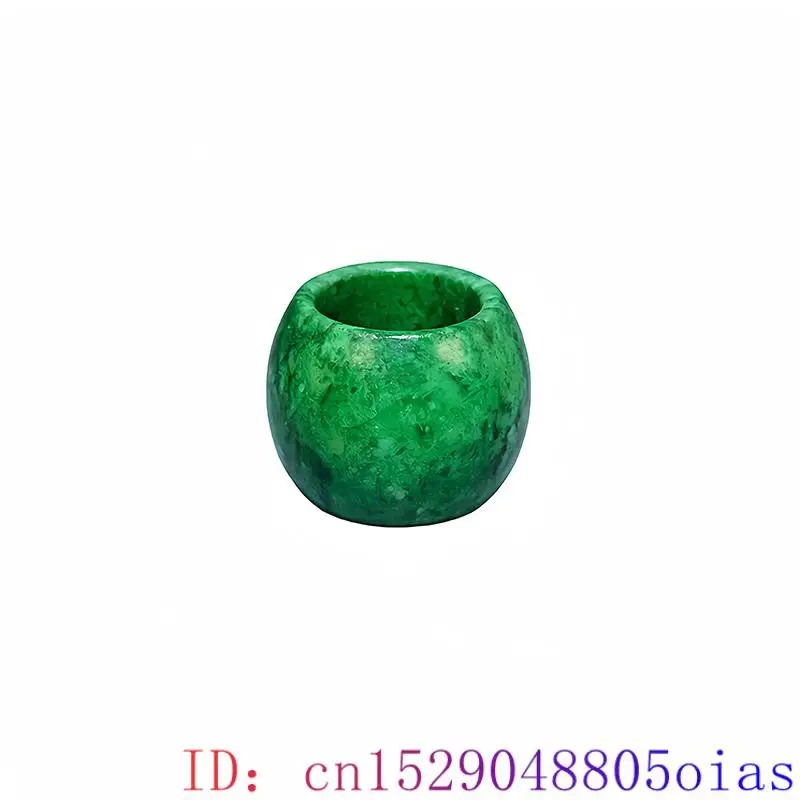 22mm Green Real Jade Rings for - Vintage Fashion Outfit 评论和价格
