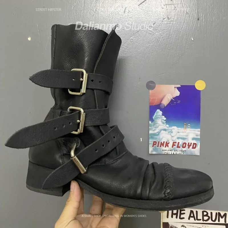 Fashion Men's Genuine Leather  - Vintage Fashion Style 评论和价格