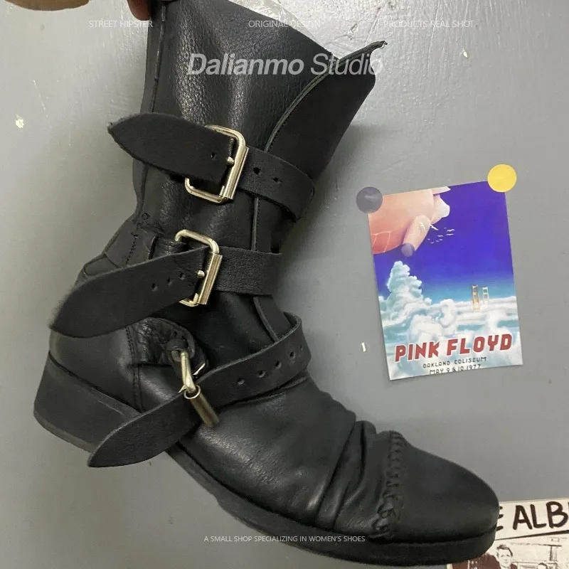 Fashion Men's Genuine Leather  - Vintage Fashion Style 评论和价格