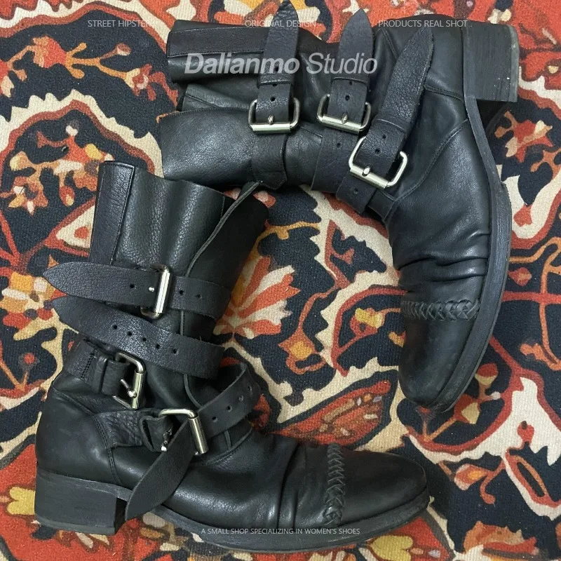 Fashion Men's Genuine Leather  - Vintage Fashion Style 评论和价格