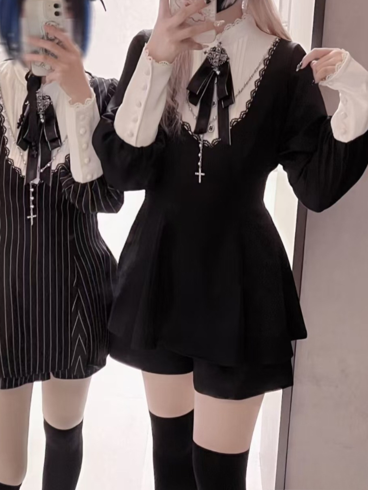 2026 Japanese Gothic Vintage S - Vintage Fashion Retro Outfit 评论和价格