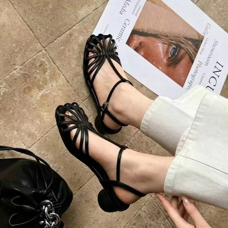 French-style Vintage Woven Toe - Vintage Fashion Outfit 评论和价格