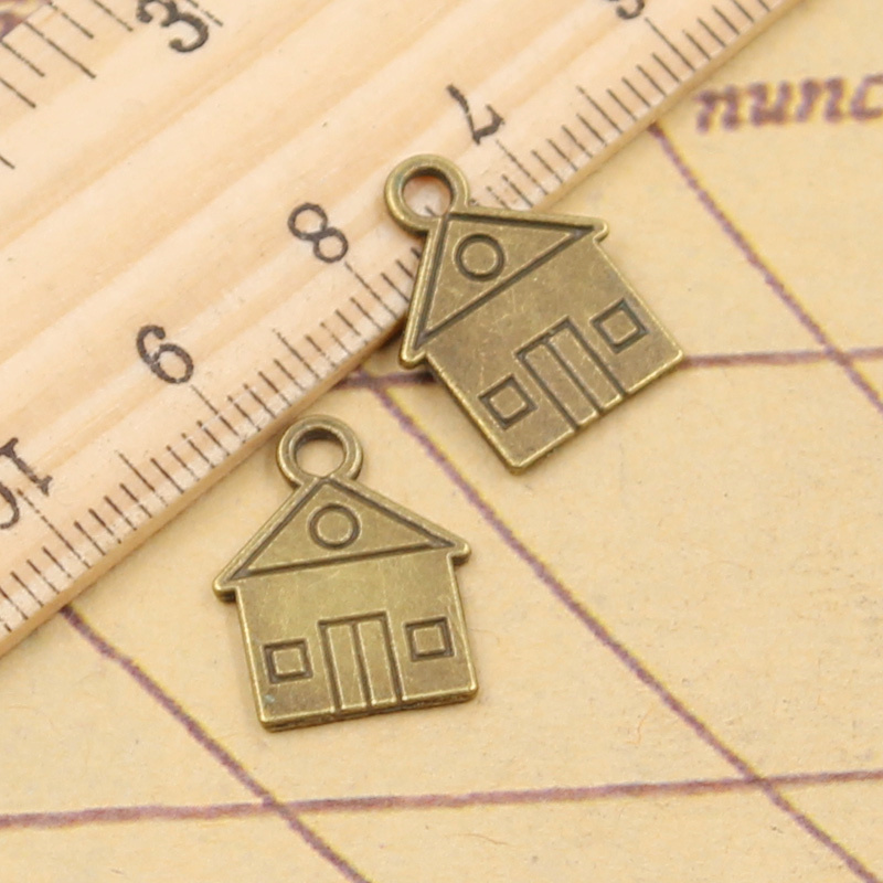 20pcs Charms Cabin House Build - Vintage Fashion Houses 评论和价格