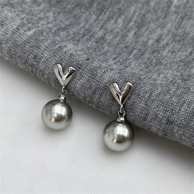 2023 New French Elegant Gray P - Vintage Fashion Jewelry Brands 评论和价格