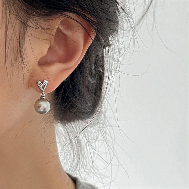 2023 New French Elegant Gray P - Vintage Fashion Jewelry Brands 评论和价格