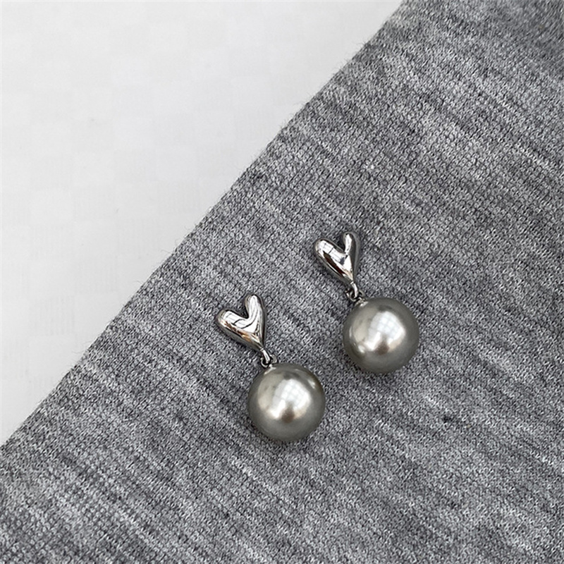 2023 New French Elegant Gray P - Vintage Fashion Jewelry Brands 评论和价格