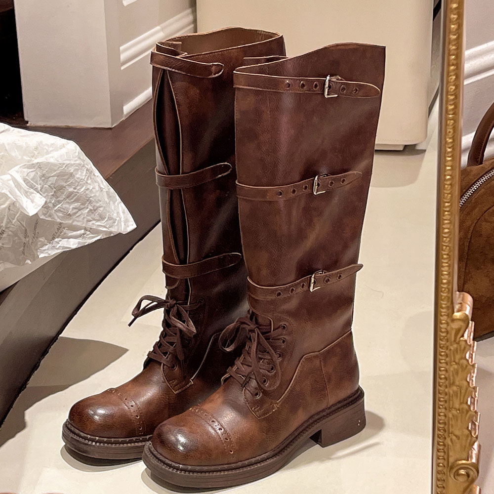 Women's Knee High Boots Vintag - Vintage Fashion Style 评论和价格