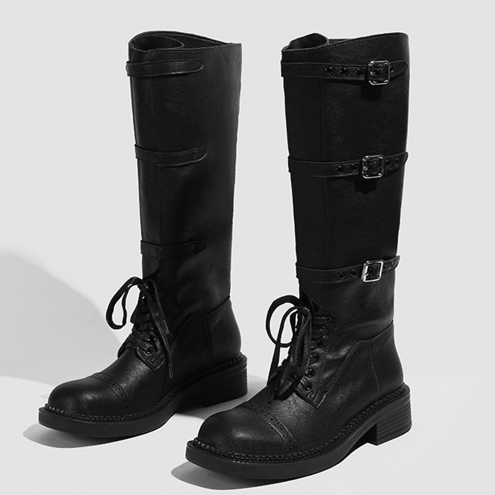 Women's Knee High Boots Vintag - Vintage Fashion Style 评论和价格