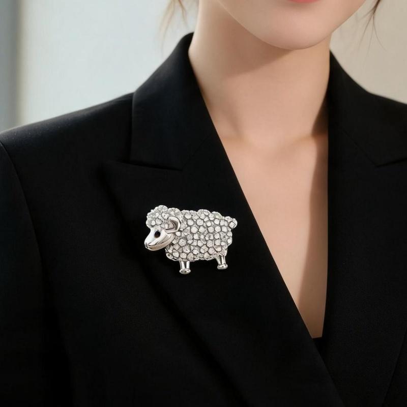 1 Pcs Vintage Pearl Sheep Goat - Vintage Fashion Outfits Men 评论和价格