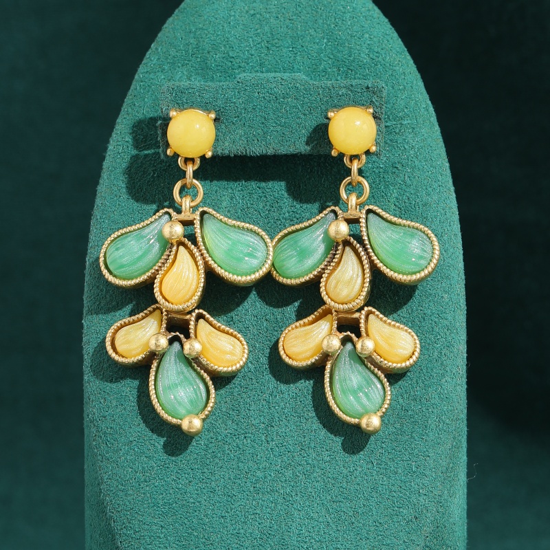 Vintage Leaves Tassel Earrings - Vintage Fashion Jewelry Brands 评论和价格