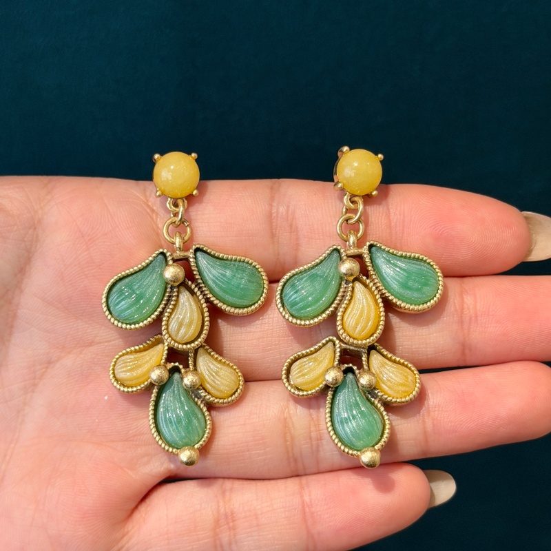 Vintage Leaves Tassel Earrings - Vintage Fashion Jewelry Brands 评论和价格