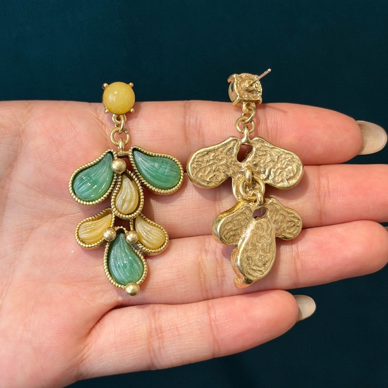 Vintage Leaves Tassel Earrings - Vintage Fashion Jewelry Brands 评论和价格