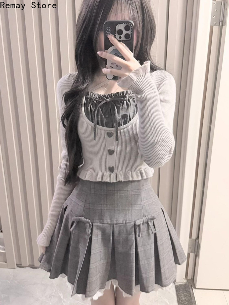 New Autumn French Elegant Fash - Vintage Fashion Retro Outfit 评论和价格