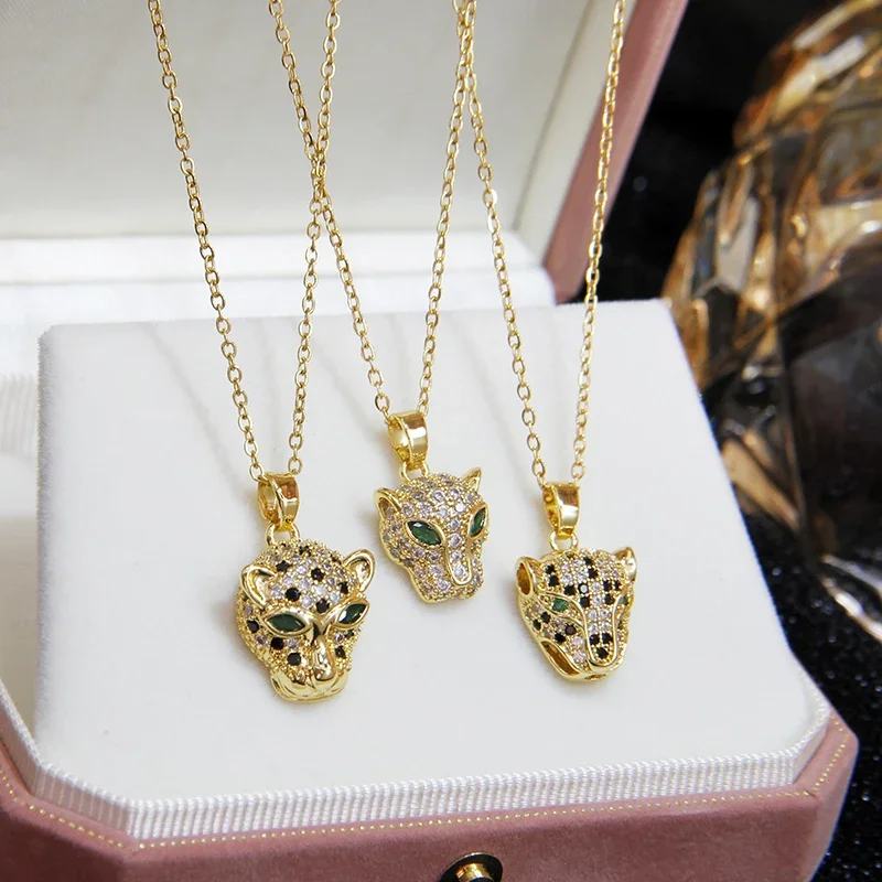 Classical Crystal Leopard Pend - Vintage Fashion Jewelry Brands 评论和价格