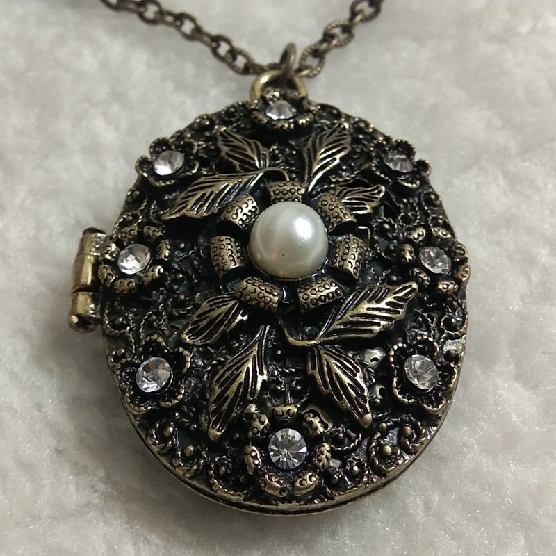 Vintage Brand Antique Gold Ope - Vintage Fashion Jewelry Brands 评论和价格