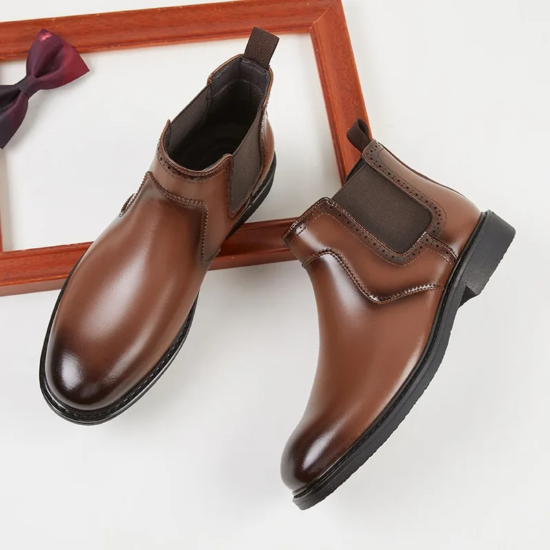 Vintage Mens Leather Oxford Bo - Vintage Fashion Style 评论和价格
