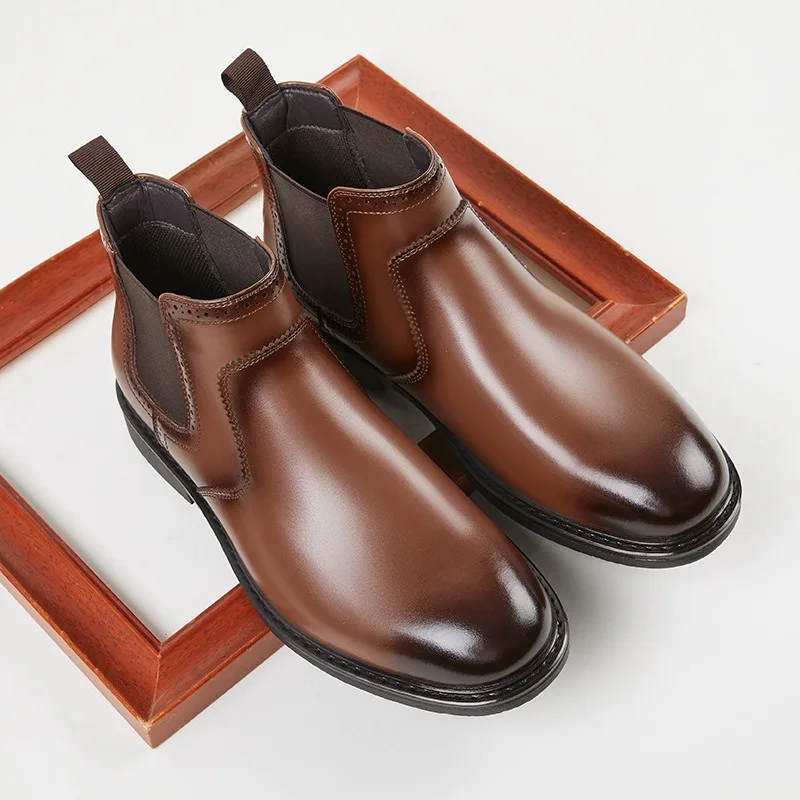 Vintage Mens Leather Oxford Bo - Vintage Fashion Style 评论和价格