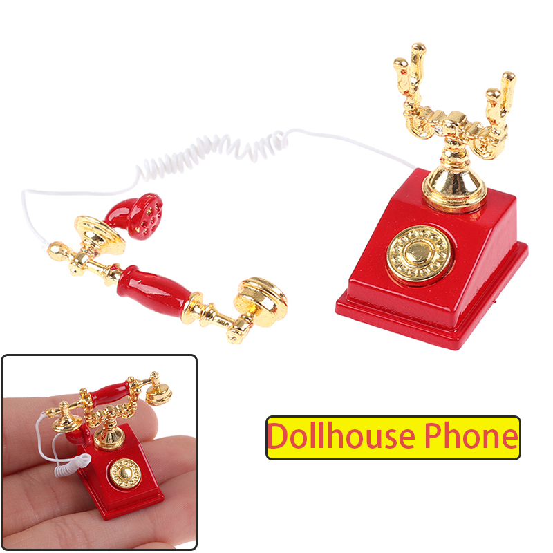 1:12 Vintage Phone Dollhouse M - Vintage Fashion Houses 评论和价格