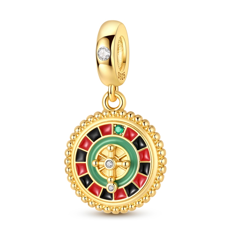 925 Sterling Silver Charm Gold - Vintage Fashion Las Vegas 评论和价格