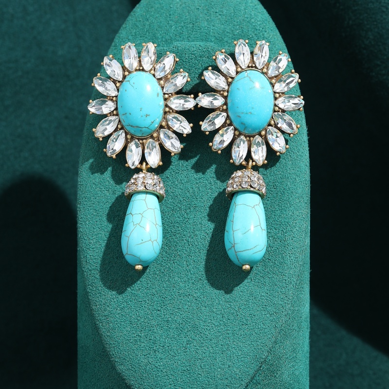 Vintage Turquoise Water Drop P - Vintage Fashion Jewelry Brands 评论和价格