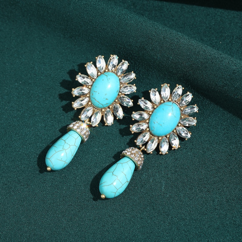 Vintage Turquoise Water Drop P - Vintage Fashion Jewelry Brands 评论和价格