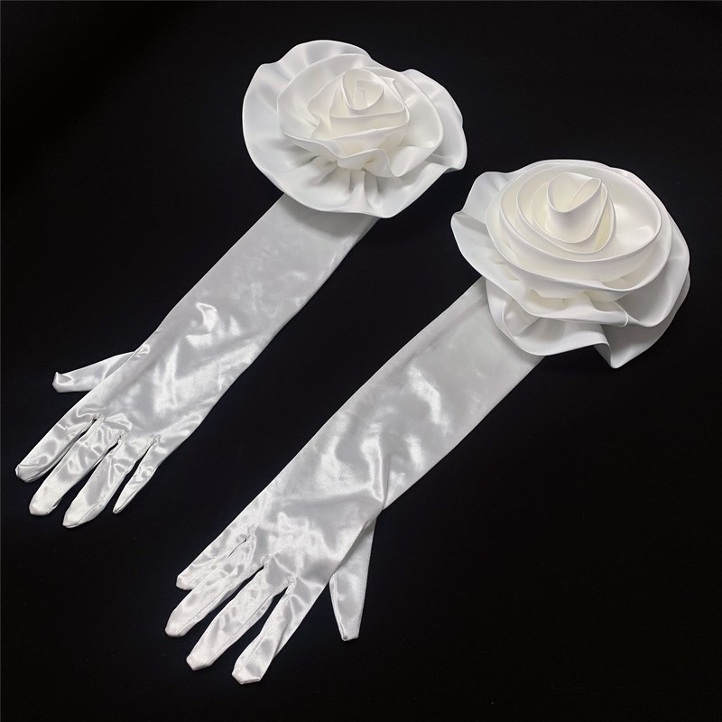 Women's Elegant White Flower L - Vintage Fashion Photographers 评论和价格